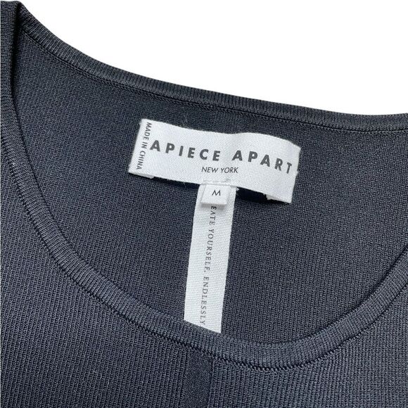 APIECE APART Apiece Apart Eli Racer Tank Black - Picture 9 of 9